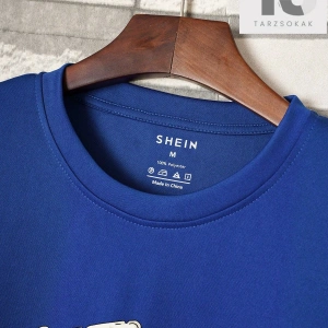 Erkek Japon Harf ve Şekil Grafikli Tişört