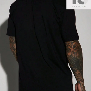 Erkek Kafatası Desenli Kısa Kollu Tişört