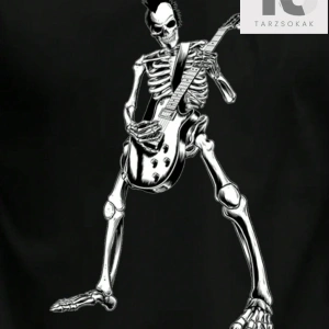 Erkek Kafatası ve Harf Desenli Baskılı Tişört