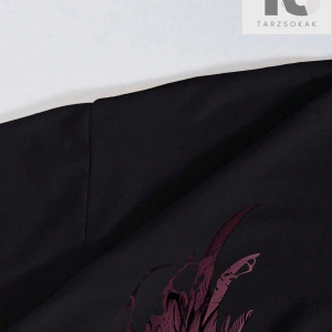 Erkek Kafatası ve Kanatlar Baskılı Tişört