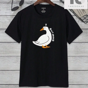 Erkek Kafatası Yazılı Baskılı Tişört