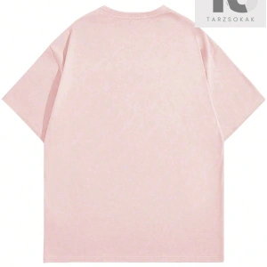 Erkek Kaktüs & Slogan Grafikli Tişört