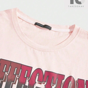 Erkek Kaktüs & Slogan Grafikli Tişört