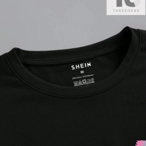 Erkek Kalp ve Ayı Desenli Tişört