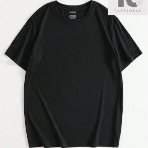 Erkek Kanat ve Yazı Baskılı Yuvarlak Yaka Tişört