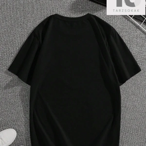 Erkek Karakter ve Harf Baskılı Tişört