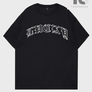 Erkek Katı Yuvarlak Yaka Tişört