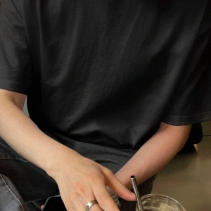 Erkek kısa kollu bisiklet yaka süper salaş