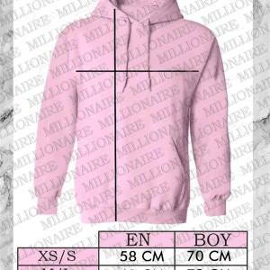 Erkek Lacivert Düz Kapüşonlu Oversize 3 iplik Şardonlu Salaş Bol Kesim Hoodie Swe Lacivert