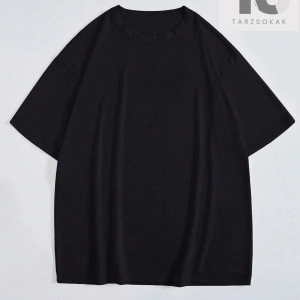 Erkek Mantar Baskılı Kısa Kollu Tişört