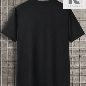 Erkek Manzara ve Slogan Baskılı Tişört