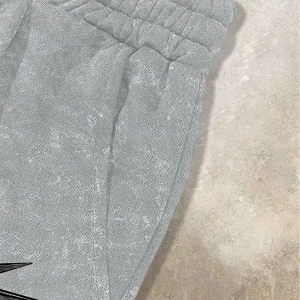 Erkek Mektup Baskılı Bağcıklı Bel Bol Günlük Şort