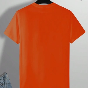 Erkek Mektup Baskılı Kısa Kollu Slim Fit Tişört