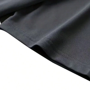 Erkek Mektup Baskılı Kısa Kollu Slim Fit Tişört