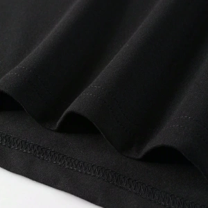 Erkek Mektup Baskılı Kısa Kollu Slim Fit Tişört