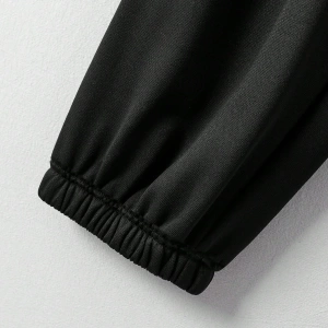 Erkek Mektup Baskılı Kısa Kollu Tişört Ve Pantolon Takımı, Renk Bloğu, Dışarı