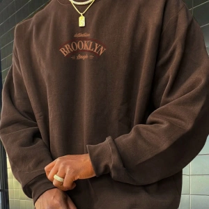 Erkek Mektup Baskılı Mürettebat Yaka Günlük Polar Sweatshirt
