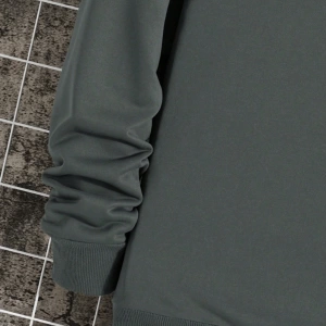Erkek Mektup Baskılı Mürettebat Yaka Günlük Polar Sweatshirt