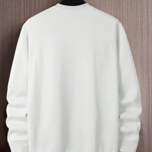 Erkek Mektup Baskılı Uzun Kollu Dışarı Çıkma Sweatshirt