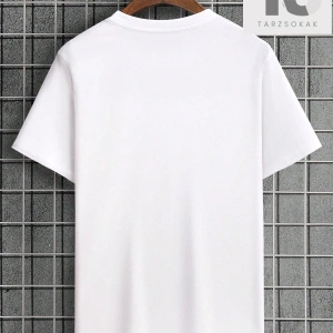 Erkek Mektup Grafikli Tişört