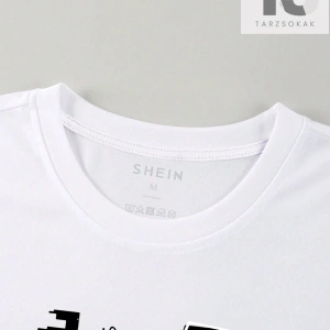 Erkek Mektup Grafikli Tişört