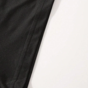 Erkek Moda Sokak Grafik Baskılı Bol Kesim Siyah Kısa Kollu Tişört