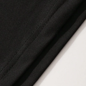 Erkek Moda Sokak Grafik Baskılı Bol Kesim Siyah Kısa Kollu Tişört