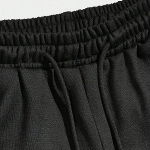 Erkek Moda Sokak Stili Bağcıklı Baskılı Eşofman Altı, Gotik Grafik Dışarı Çıkm