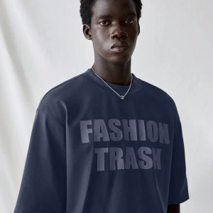 Erkek Modası Rahat Moda Kentsel İngilizce Harf Metin Grafik Baskı Bol Kesim Kısa Kollu