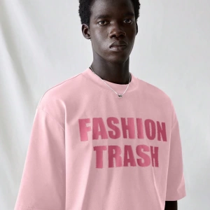 Erkek Modası Rahat Moda Kentsel İngilizce Harf Metin Grafik Baskı Bol Kesim Kısa Kollu