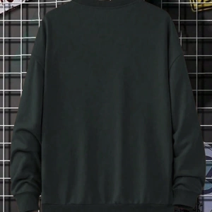 Erkek Modası Yaratıcı Tasarım Grafik Harf ve Baskılar Günlük Spor Kazak Sweatshirt