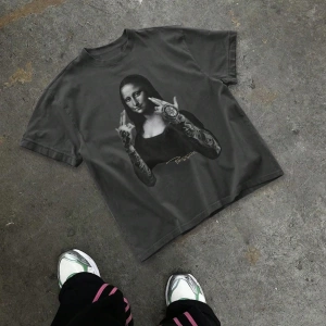 Erkek Mona Lisa Baskılı Vintage Sokak Giyimi Yuvarlak Yaka Bol Kısa Kollu Tişört