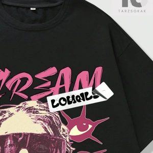 Erkek Motosiklet Baskılı Kısa Kollu Tişört