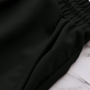Erkek Ön Bağcıklı Mektup Baskılı Günlük Şort, Günlük Giyim İçin Basit Stil