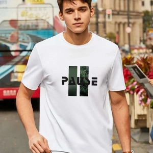 Erkek Örme Pause Basklı