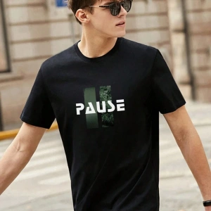 Erkek Örme Pause Basklı