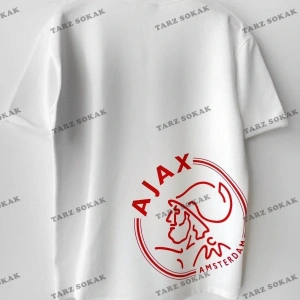 Erkek Oversize Baskılı Pamuklu Bisiklet Yaka Kısa Kollu T-shirt Efsane