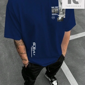 Erkek Oyun Kartı Baskılı Tişört