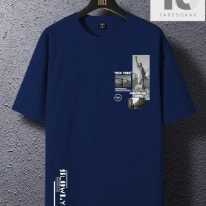 Erkek Oyun Kartı Baskılı Tişört