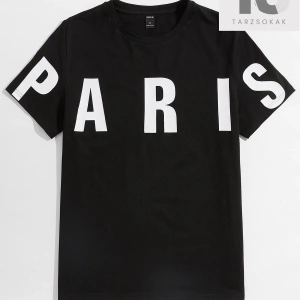 Erkek Pamuk Harfli Grafik Tişört