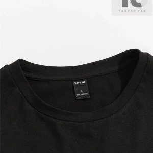 Erkek Pamuk Harfli Grafik Tişört