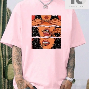 Erkek Pamuk Uzaylı Ve Mektup Grafikli Tişört