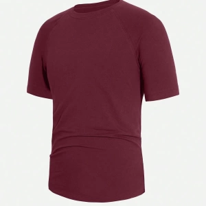 Erkek Pamuklu Düz Raglan Kollu Tişört