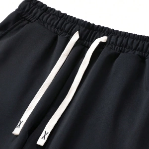 Erkek Regular Fit Günlük Harf Baskılı 3/4 Pantolon, Cepli Açık Hava Eğlence Pantolonu, Elasti