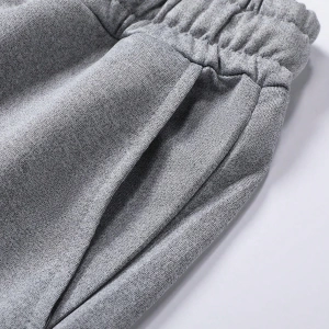 Erkek Regular Fit Günlük Harf Baskılı 3/4 Pantolon, Cepli Açık Hava Eğlence Pantolonu, Elasti