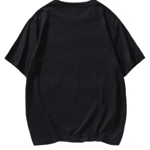 Erkek Siyah Tişört Oversize Chıcago T-shirt