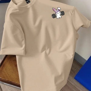Erkek Slim Fit Düz Renk Kısa Kollu Yuvarlak Yaka Tişört, Yaz İçin Moda