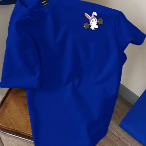 Erkek Slim Fit Düz Renk Kısa Kollu Yuvarlak Yaka Tişört, Yaz İçin Moda
