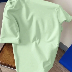 Erkek Slim Fit Düz Renk Kısa Kollu Yuvarlak Yaka Tişört, Yaz İçin Moda