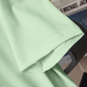 Erkek Slim Fit Düz Renk Kısa Kollu Yuvarlak Yaka Tişört, Yaz İçin Moda